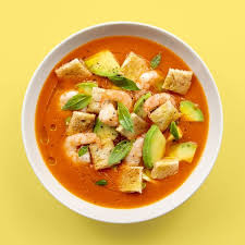 Jow Gaspacho Repas Crevette Avocat Recette Repas Crevette Avocat Repas Frais