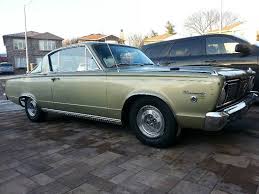 Image result for Citron Gold 1966 Barracuda