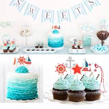 Shop balloons, signs, banners, cutouts & much more! Buy 72 Pieces Nautical Cupcake Toppers For Ocean Sailing Theme Party Birthday Party Baby Shower Wedding Party Decorations Pirate Ship Whale Sailboat Ocean Sailing Yacht Boat Online In Vietnam B07vk6k5v7