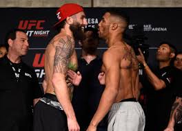 Kevin lee speaks to the media at ufc 210 about his brawl with michael chiesa at the ufc summer kickoff press conference, daniel cormier vs. Ufc Fight Night Chiesa Vs Lee Dan Hardy Previews The Action With Serious Scores To Be Settled In The Octagon The Independent The Independent
