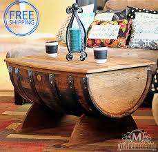 Barrel Table Barrel Coffee Table Whiskey Barrel Table Barrel Coffee Table Barrel Table Wine Barrel Table