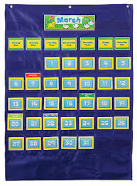 Custom Calendar Pocket Chart Teacher Classroom English