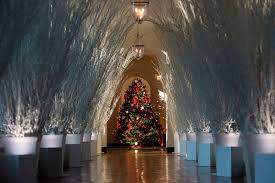 Melania Trump Reveals The White House S Narnia Inspired Christmas Decorations White House Christmas Decorations White House Christmas Christmas Home