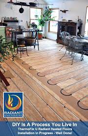 This Family Remodeled An Old Home And Added Thermofin U Heat Transfer Plates And A High Effi Hydronic Radiant Floor Heating Radiant Floor Heating House Heating