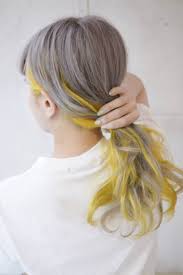 インターナルイエローヘアカラー ヘアスタイリング ヘアカット ヘアカラー