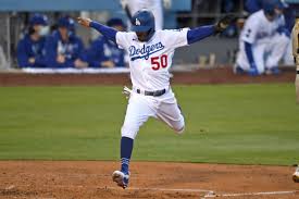 Max muncy #13 of the los angeles dodgers slides as he scores against the san diego padres on august 24, 2021. Dodgers Outlast Another Fernando Tatis Power Show To Beat Padres True Blue La