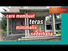 Anda tentu tetap membutuhkan ruang duduk dan ruang makan pada rumah. Cara Membuat Teras Minimalis Sederhana Youtube