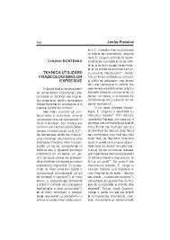 ♦ (complementul este exprimat prin numeralul. Tehnica UtilizÄƒrii Frazeologismelor Expresive Cristinel Munteanu Academia Edu