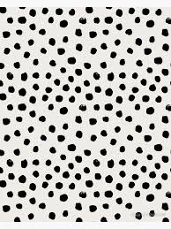 Aesthetic Black And White Dots Wallpaper Preppy Brushstroke Free Polka Dots Black And White Spots Dots Dalmation Animal Spots Design Minimal Poster By Charlottewinter Polka Dots Wallpaper Dots Wallpaper Black And White Background