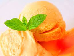 Helado De Naranja Helado De Naranja Sorbete Sorbete De Naranja