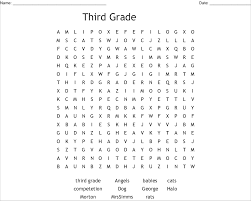Crossword puzzles can be fun, challenging and educational. Third Grade Word Search Best Coloring Pages For Kids