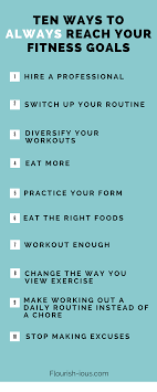 10 Surefire Ways To Reach Your Fitness Goals Flourish Ious Com Fitness Goals You Fitness Workout
