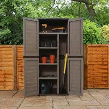 Garden Storage Box 540l Outdoor Waterproof 4 Shelf Plastic Utility Chest Cabinet Outdoor Storage Cabinet Outdoor Storage Box Cupboard Storage