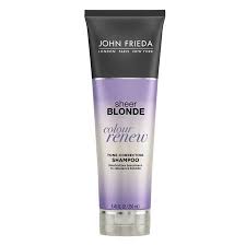 John Frieda Sheer Blonde Colour Renew Tone Correcting Shampoo 8 45 Oz Walmart Com Purple Shampoo Best Purple Shampoo Blonde Color