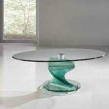 Contemporary and stylish, yet also practical and versatile, our selection of glass nested tables offers something to complement any decor. Amelia Clear Oval Glass Coffee Table With Twirl Base Pedestal Coffee Table Glass Coffee Table Coffee Tables Uk