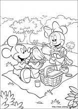 We all made sandcastles on the beach with a. Minnie Mouse Coloring Pages On Coloring Book Info