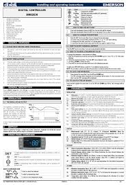 It isn't easy being green—especially for thermosta. Emerson Dixell Xr02cx Installing And Operating Instructions Pdf Download Manualslib