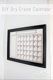 If your diy dry erase calendar starts to get a little dirty and you see ghost lines even after you've erased the board, you can try cleaning the glass with a commercial dry erase cleaner or even a little bit of rubbing alcohol on a cotton ball. Diy Dry Erase Calendar Practically Functional