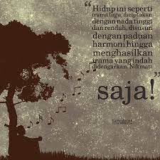 Kemudian dilanjutkan dengan suara minor yang relatif lurus dan diikuti oleh nada yang sedikit lebih tinggi. Hidup Ini Seperti Irama Lagu Quote Of The Day Inspirational Quotes Koleksi Kata Bijak Dan Motivasi