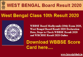The wbcros madhyamik result 2021 has been declared by online mode in the official website, wbcros.in. Wbbse 10th Result 2021 West Bengal Madhyamik Exam Score