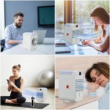 Air conditioner fan on or auto. Buy Portable Air Conditioner Fan With 120 Auto Oscillating Aliopis Personal Air Cooler Fan Mini Evaporative Desk Fan Usb Small 3 Wind Speeds Temperature Display Quiet For Home Office Online In Indonesia B08v5g36np