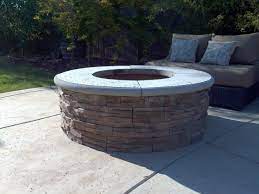 Pin By Michael Broadwater On Stuff For The House Stone Fire Pit Rectangular Fire Pit Fire Pit Seating