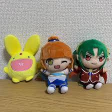 Amazon.co.jp: Puyo Puyo Mini Plush Arles & Carbuncle & Satan : Toys & Games