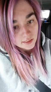 So for thirstday I am posting a picture of my new hair I got done  yesterday!! My hair is now a super light lavender and I enjoy it. My body  isn't letting