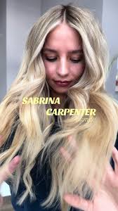 @Sabrina Carpenter BLONDE @Redken @ARI + BLAIR SALONS