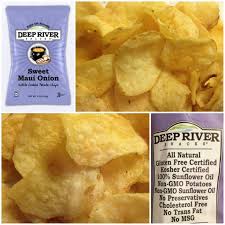 Nutrition, ingredients, health rating, & carbon footprint. Sweet Maui Onion Kettle Cooked Potato Chips How To Cook Potatoes Deep River Snacks Potato Chips