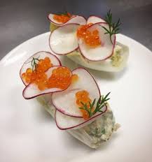 House Smoked Pennsylvania Trout Endive Radish Trout Roe Photo Credit Delawareandhudson Cooking Wine Food Photo Food