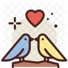 Download Free Love Birds Colored Outline Icon Available In Svg Png Eps Ai Icon Fonts