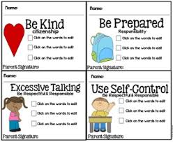 Classroom Management Behavior Tools Charts Forms Slips Rethinking Letters