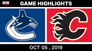 Game notes canucks captain bo horvat played in his 500th nhl game. Nhl Highlights Canucks Vs Flames Oct 05 2019 Youtube