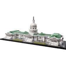 The united states capitol is located in washington, d.c., on top of the neoclassical architecture of the capitol building features the statue of freedom on top of its dome. United States Capitol Building 21030 Architecture Buy Online At The Official Lego Shop Us