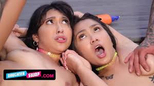 Cute Exotic Teens in Cropped Bikinis Seduce Their Stepdads: Asian Asian Porn