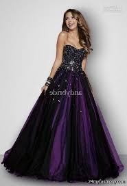 Black And Dark Purple Prom Dresses Looks B2b Fashion Purple Prom Dress Dark Purple Prom Dresses Purple Wedding Dress
