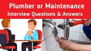 If the location of a leak is outside, it's smart to hire a plumber with experience working on sewer systems. Plumber Or Maintenance Interview Questions And Answers Part 1 Youtube