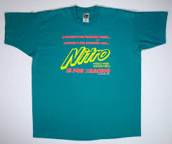 Pit to pit 27 & length 31. Vintage Nitro Racing Fuel T Shirt Tee 2xl Xxl Race Car Neon Etsy Tee Shirts T Shirt Vintage Tshirts