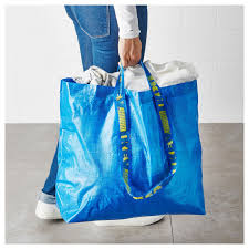 Frakta Shopping Bag Medium Blue Ikea Shopping Bag Bags Medium Blue