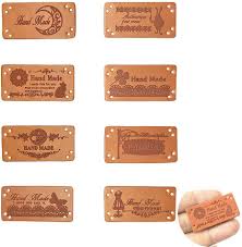 juland 40 stuck handmade kunst leder labels etiketten tags pu kleidung tasche naharbeit deko diy kleideretiketten rechte kleideretiketten etiketten label nahen
