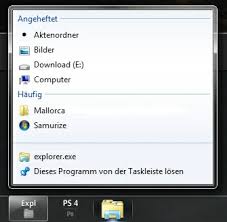 We all have been experiencing this practice for a long time. Tools Fur Die Windows 7 Superbar Taskbar Deskmodder Wiki