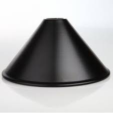 Vintage Metall Lampenschirm Schwarz Pulverbeschichtet Passend Fur E27 Fassung Mit Aussengewinde Lampenschirm Schwarz Lampenschirm Glas Lampenschirm