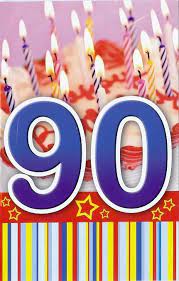 Verjaardag 90 Jaar Mooie Kaart Voor Een Negentigste Verjaardag