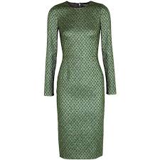 Dolce Gabbana Green Metallic Jacquard Dress Size 8 2 350 Liked On Polyvore Featuring Dresses G Metallic Cocktail Dresses Dresses Green Cocktail Dress