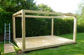 How to build a timber frame garden room. Garden Rooms Studios Easypads Foundation System