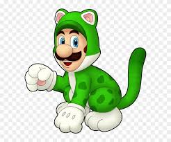 Super mario is a platform game produced by nintendo in late 1985. Cat Luigi By Indigowildcat Cat Luigi Super Mario 3d World Free Transparent Png Clipart Images Download