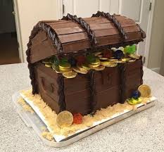 Gateau Au Tresor Fabrique Avec Des Planches Hershey Bar Gateau Gateau Idee Gateau Gateau Pirate