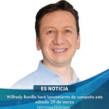 ES NOTICIA: El candidato a la alcaldía de Duitama, Wilfredy Bonilla,  realizará lanzamiento de campaña este sábado 29 de marzo El evento que  estará acompañado de diferentes personalidades de los partidos que