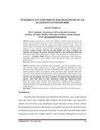 Individu juga akan memberikan tanggapan yang positif terhadap suatu objek manakala disertai dengan emosi yang positif pula. Pdf Pemikiran Dan Kontribusi Tokoh Ekonomi Islam Klasik Dan Kontemporer Ahmad Maulidizen Deliberatif Jurnal Academia Edu